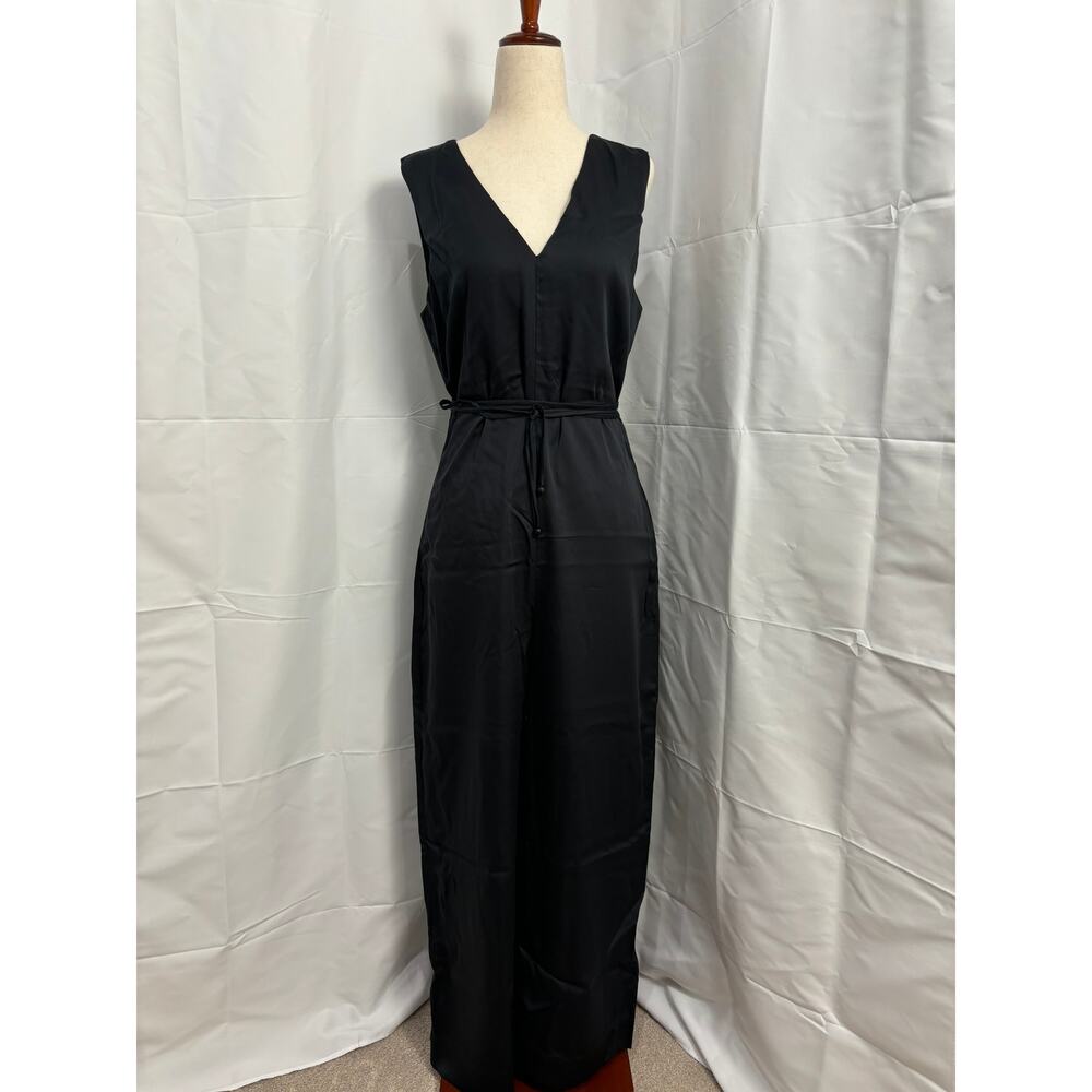 NWT Ettitude Sateen Jumpsuit - Onyx